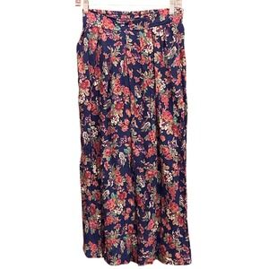 90s Lee Winter Floral Wide Leg Pants Cottagecore Whimsigoth